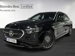 Svart (black) Begagnad 2024 Mercedes E300 AMG Kombi | 739 900 kr (Marknadspris)