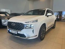 Vit metallic Begagnad 2023 Hyundai Santa Fe Advanced SUV | 568 000 kr (Marknadspris)
