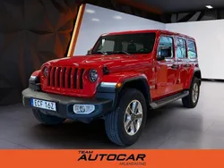 Röd Begagnad 2019 Jeep Wrangler Unlimited Sahara SUV | 459 900 kr (Superpris)