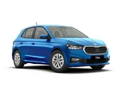 Blå Ny 2025 Skoda Fabia Comfort Halvkombi | 273 500 kr (Marknadspris)