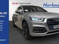 Silver (florettsilver metallic) Begagnad 2017 Audi Q5 Sport SUV | 299 000 kr (Lite dyr)