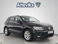 Svart Begagnad 2018 VW Tiguan Comfortline SUV | 199 700 kr (Bra pris)