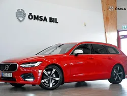 Röd Begagnad 2017 Volvo V90 R-Design Kombi | 269 800 kr (Marknadspris)