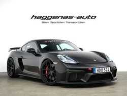 Svart Begagnad 2022 Porsche 718 Cayman GT4 Sportkupé | 1 445 000 kr (Marknadspris)