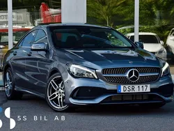 Mörkgrå (grå) Begagnad 2018 Mercedes CLA200 AMG Sportkupé | 219 900 kr (Marknadspris)