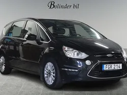 Svart Begagnad 2014 Ford S-MAX Business Edition Minibuss | 79 800 kr (Marknadspris)