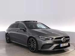 Mörkgrå Begagnad 2019 Mercedes CLA35 AMG Shooting Brake AMG Kombi | 399 000 kr