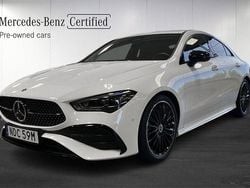 Vit Begagnad 2024 Mercedes CLA200 AMG line Sportkupé | 395 000 kr (Lite dyr)