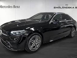 Svart Ny 2024 Mercedes C300 AMG Line Premium Sedan | 567 800 kr