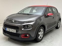 Grå Begagnad 2018 Citroën C3 PureTech | 109 900 kr (Marknadspris)