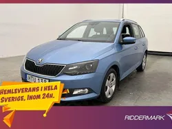 Blå Begagnad 2015 Skoda Fabia Style Kombi | 78 900 kr (Marknadspris)