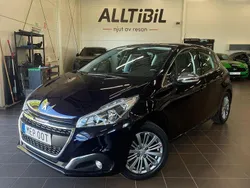 Mörkblå (blå) Begagnad 2019 Peugeot 208 Allure Halvkombi | 94 900 kr (Bra pris)