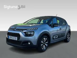 Grå Begagnad 2021 Citroën C3 PureTech Halvkombi | 129 900 kr (Marknadspris)