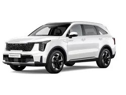 Vit (snow white pearl) Ny 2025 Kia Sorento SUV | 619 900 kr (Lite dyr)