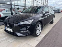 Svart Begagnad 2021 Seat Leon ST FR Kombi | 229 900 kr (Marknadspris)