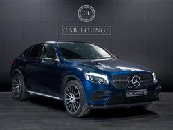 Mörkblå (cavansitblå metallic) Begagnad 2016 Mercedes GLC220 Sportkupé | 309 000 kr (Lite dyr)