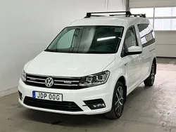 Vit Begagnad 2019 VW Caddy Maxi Life Life Minibuss | 209 900 kr (Marknadspris)