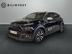Svart Begagnad 2024 Citroën C3 Shine Halvkombi | 189 900 kr (Marknadspris)
