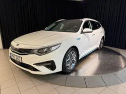 Vit metallic Begagnad 2019 Kia Optima Hybrid 2 Sedan | 214 900 kr (Lite dyr)
