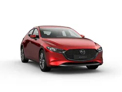 Röd Ny 2024 Mazda 3 Center-Line Halvkombi | 333 900 kr (Lite dyr)