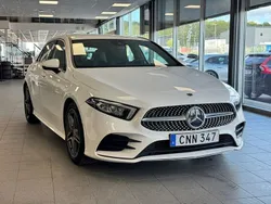 Vit Begagnad 2019 Mercedes A200 AMG Halvkombi | 229 900 kr (Bra pris)