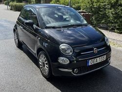 Svart Begagnad 2017 Fiat 500 Lounge Halvkombi | 87 000 kr (Bra pris)