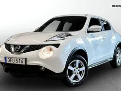 Vit (white) Begagnad 2016 Nissan Juke N-Connecta SUV | 94 900 kr (Bra pris)