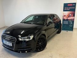 Svart Begagnad 2013 Audi A3 Sportback Attraction Halvkombi | 92 400 kr (Dyr)