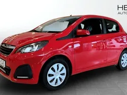 Röd (red) Begagnad 2015 Peugeot 108 Halvkombi | 69 000 kr (Marknadspris)