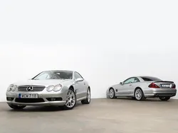 Silver Begagnad 2004 Mercedes SL55 AMG AMG Cab | 419 000 kr