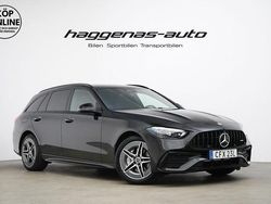 Svart Begagnad 2024 Mercedes C300 Premium Kombi | 499 000 kr