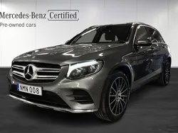 Grå (gråmetallic) Begagnad 2017 Mercedes GLC350 AMG SUV | 325 000 kr (Marknadspris)