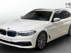 Vit (white) Begagnad 2019 BMW 520 Shadowline Kombi | 299 700 kr (Bra pris)