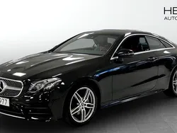 Svart (black) Begagnad 2017 Mercedes E220 AMG Sportkupé | 339 900 kr (Marknadspris)