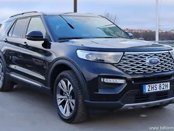 Svart samma som bilen Begagnad 2021 Ford Explorer Platinum SUV | 509 000 kr (Superpris)