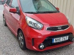 Röd Begagnad 2017 Kia Picanto Halvkombi | 69 000 kr (Bra pris)
