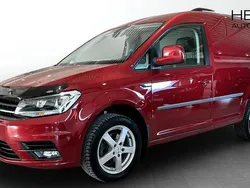 Röd (red) Begagnad 2019 VW Caddy Minibuss | 229 900 kr (Lite dyr)