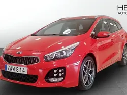 Röd (red) Begagnad 2017 Kia Ceed Sportswagon Kombi | 139 900 kr (Lite dyr)