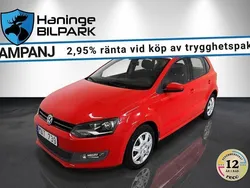 Röd Begagnad 2012 VW Polo Halvkombi | 74 900 kr