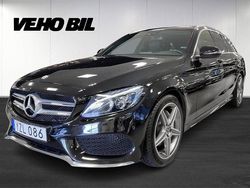Svart Begagnad 2018 Mercedes C200 AMG line Kombi | 274 900 kr (Lite dyr)