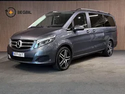 Grå Begagnad 2018 Mercedes V220 Avantgarde Minibuss | 487 200 kr (Dyr)