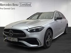 Silver Begagnad 2023 Mercedes C300e Premium Kombi | 559 900 kr (Marknadspris)