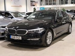Svart Begagnad 2017 BMW 520 Sedan | 209 900 kr (Marknadspris)