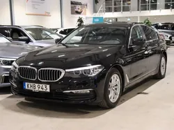 Svart Begagnad 2017 BMW 520 Sedan | 219 900 kr (Marknadspris)