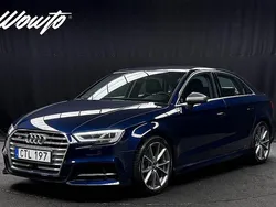 Blå (navarrablå metallic) Begagnad 2018 Audi S3 Proline Sedan | 349 800 kr (Marknadspris)
