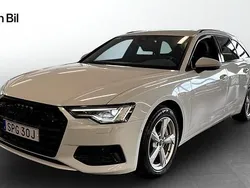 Glaciärvit metallic Begagnad 2024 Audi A6 Sport Kombi | 519 900 kr (Lite dyr)