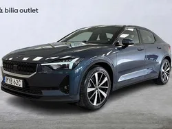 Mörkblå Begagnad 2021 Polestar 2 Long Range Dual motor Sedan | 309 000 kr (Marknadspris)