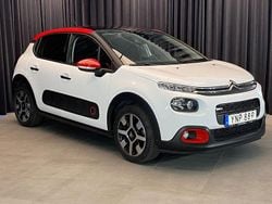Vit Begagnad 2017 Citroën C3 PureTech Halvkombi | 94 500 kr (Lite dyr)