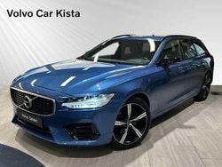Blå Begagnad 2020 Volvo V90 R-Design Kombi | 359 900 kr (Marknadspris)