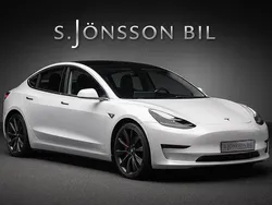 Vit Begagnad 2019 Tesla Model 3 Performance Sedan | 279 000 kr (Lite dyr)